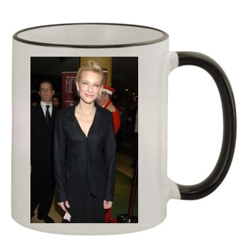 Cate Blanchett 11oz Colored Rim & Handle Mug