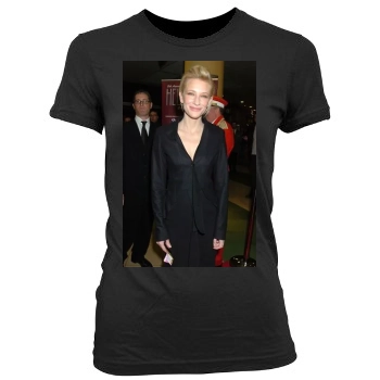 Cate Blanchett Women's Junior Cut Crewneck T-Shirt