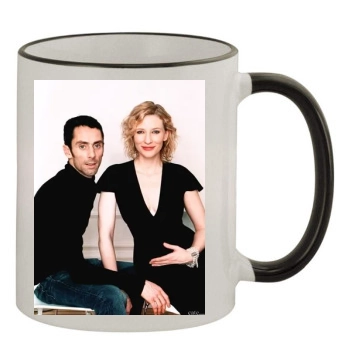 Cate Blanchett 11oz Colored Rim & Handle Mug