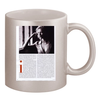 Cate Blanchett 11oz Metallic Silver Mug