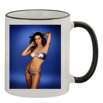 Catherine Bell 11oz Colored Rim & Handle Mug