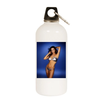 Catherine Bell White Water Bottle With Carabiner