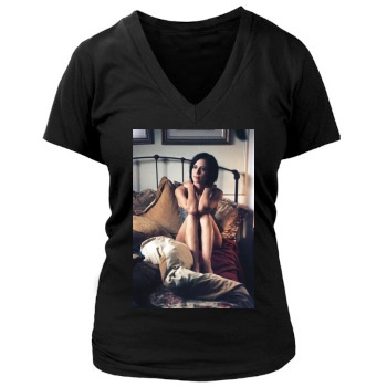 Catherine Bell Women's Deep V-Neck TShirt