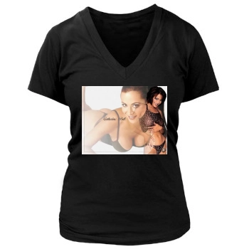 Catherine Bell Women's Deep V-Neck TShirt