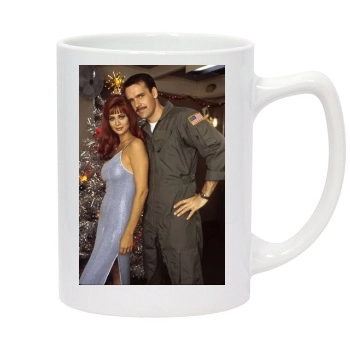 Catherine Bell 14oz White Statesman Mug