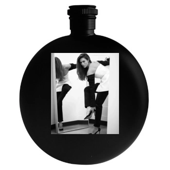 Jessica Alba Round Flask