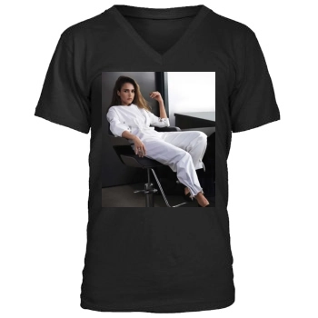 Jessica Alba Men's V-Neck T-Shirt