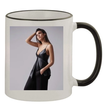 Jessica Alba 11oz Colored Rim & Handle Mug