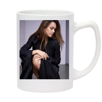 Jessica Alba 14oz White Statesman Mug