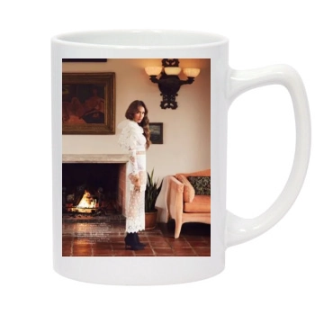 Jessica Alba 14oz White Statesman Mug