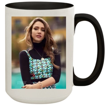 Jessica Alba 15oz Colored Inner & Handle Mug