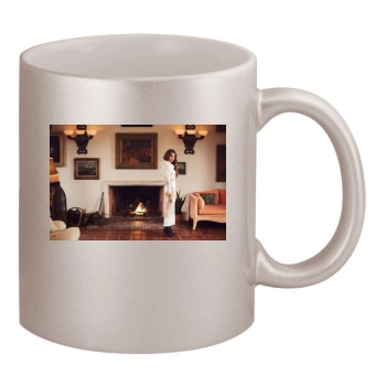 Jessica Alba 11oz Metallic Silver Mug