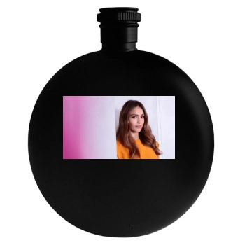 Jessica Alba Round Flask