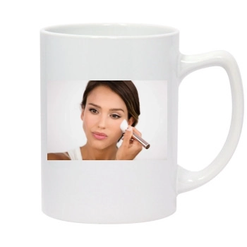 Jessica Alba 14oz White Statesman Mug