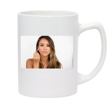 Jessica Alba 14oz White Statesman Mug