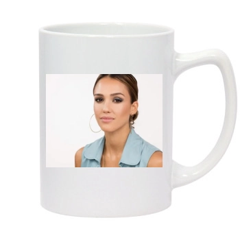 Jessica Alba 14oz White Statesman Mug