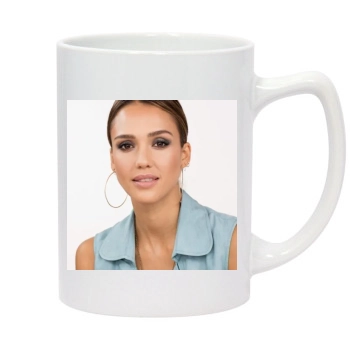 Jessica Alba 14oz White Statesman Mug