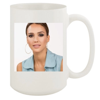 Jessica Alba 15oz White Mug