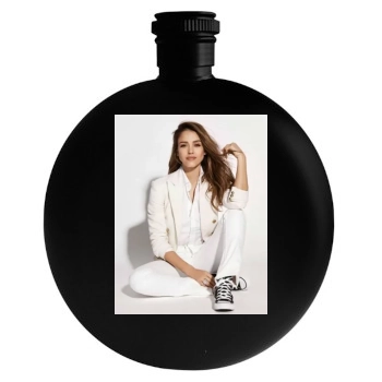 Jessica Alba Round Flask