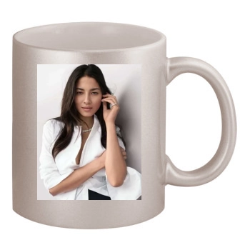 Jessica Gomes 11oz Metallic Silver Mug