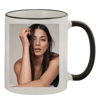 Jessica Gomes 11oz Colored Rim & Handle Mug