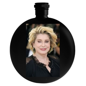 Catherine Deneuve Round Flask