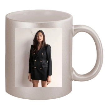 Jessica Gomes 11oz Metallic Silver Mug