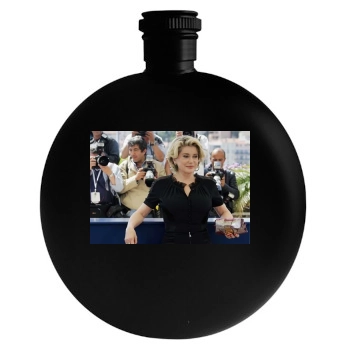 Catherine Deneuve Round Flask