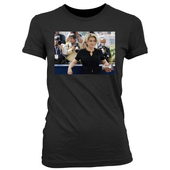 Catherine Deneuve Women's Junior Cut Crewneck T-Shirt