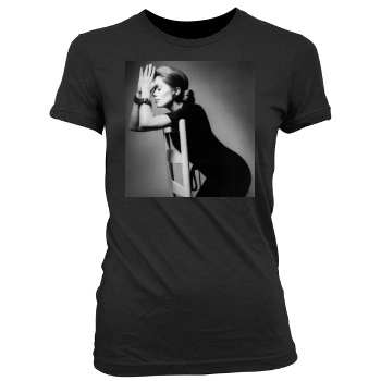 Catherine Deneuve Women's Junior Cut Crewneck T-Shirt