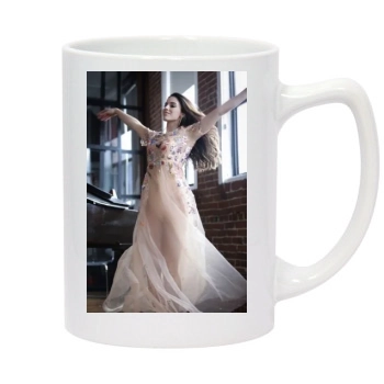 Jessica Lowndes 14oz White Statesman Mug