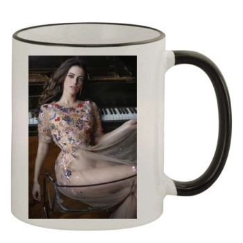 Jessica Lowndes 11oz Colored Rim & Handle Mug