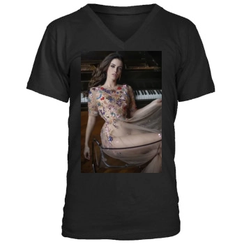 Jessica Lowndes Men's V-Neck T-Shirt