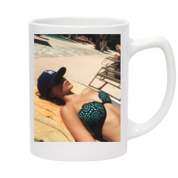 Jessica Lowndes 14oz White Statesman Mug