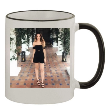 Jessica Lowndes 11oz Colored Rim & Handle Mug