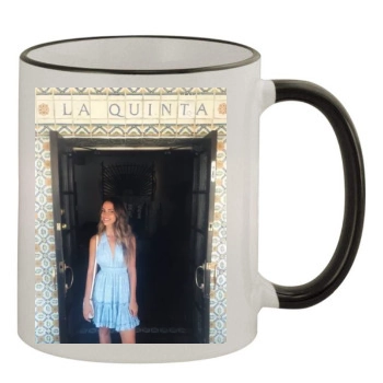 Jessica Lowndes 11oz Colored Rim & Handle Mug