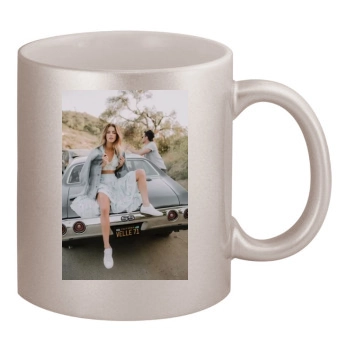 Jessica Lowndes 11oz Metallic Silver Mug