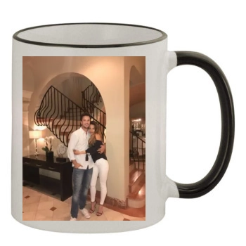 Jessica Lowndes 11oz Colored Rim & Handle Mug