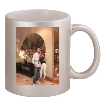 Jessica Lowndes 11oz Metallic Silver Mug