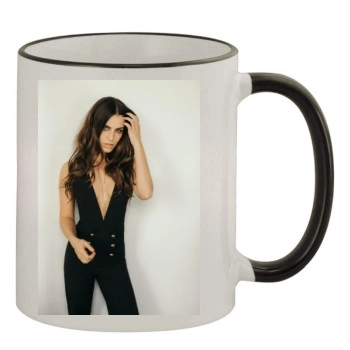 Jessica Lowndes 11oz Colored Rim & Handle Mug