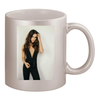 Jessica Lowndes 11oz Metallic Silver Mug