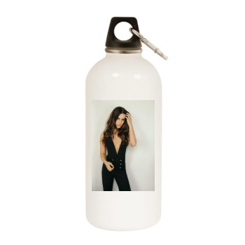 Jessica Lowndes White Water Bottle With Carabiner