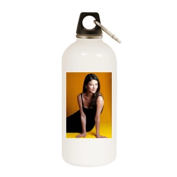 Catherine Zeta-Jones White Water Bottle With Carabiner