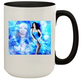 Catherine Zeta-Jones 15oz Colored Inner & Handle Mug