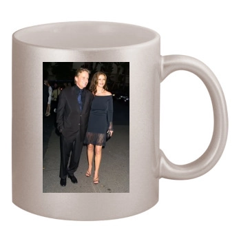 Catherine Zeta-Jones 11oz Metallic Silver Mug