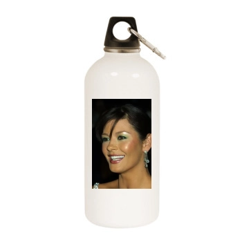 Catherine Zeta-Jones White Water Bottle With Carabiner