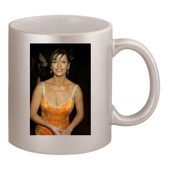 Catherine Zeta-Jones 11oz Metallic Silver Mug