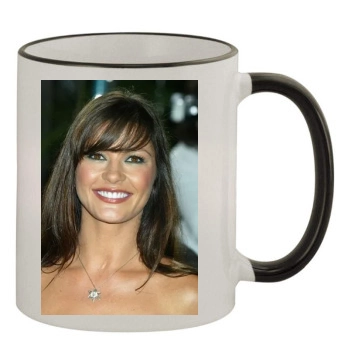 Catherine Zeta-Jones 11oz Colored Rim & Handle Mug