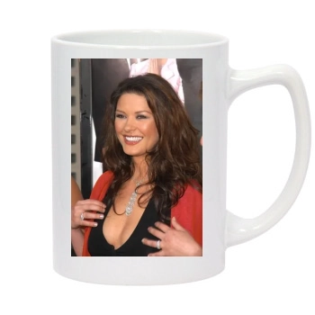 Catherine Zeta-Jones 14oz White Statesman Mug