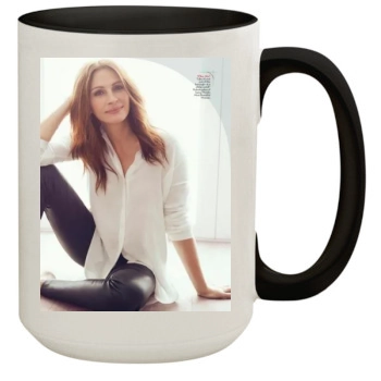 Julia Roberts 15oz Colored Inner & Handle Mug